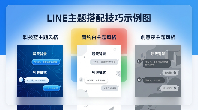 LINE主题搭配技巧示例