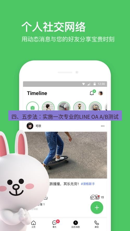line官网 四、五步法：实施一次专业的LINE OA A/B测试