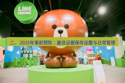 line下载 二、 2025年事前预防：最佳证据保存设置与日常管理