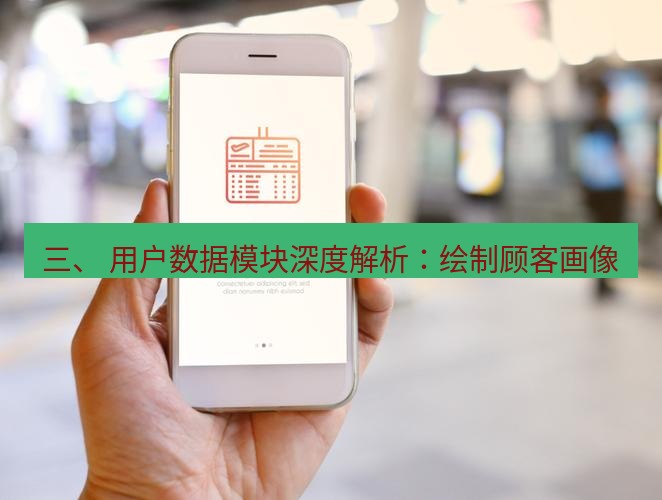 line下载 三、 用户数据模块深度解析：绘制顾客画像