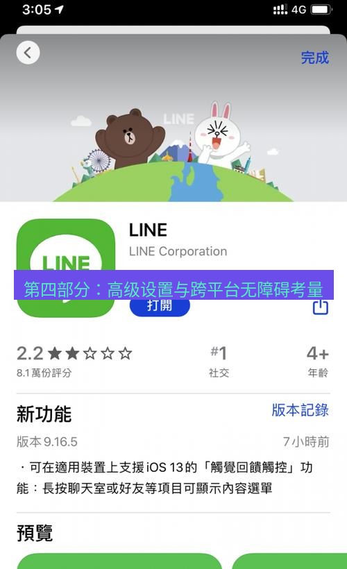 line下载 第四部分：高级设置与跨平台无障碍考量